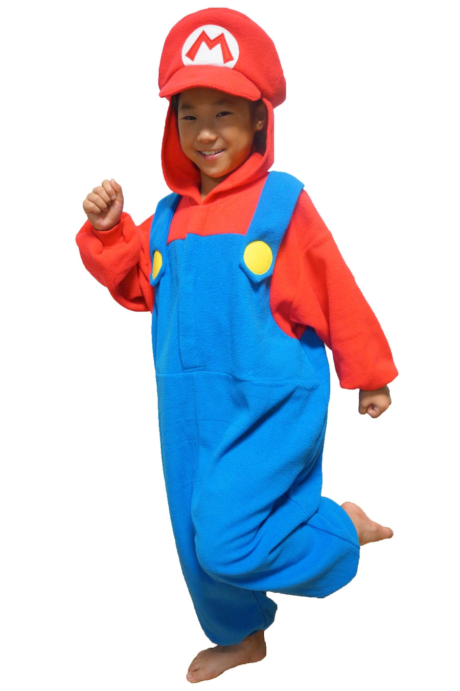 Kids Super Mario Brothers Mario Kigurumi Ages 5-9